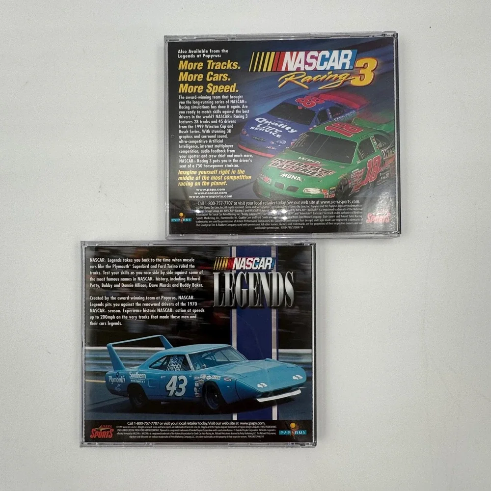 NASCAR Acceleration Pack Racing 3 Legends Expansion PC Game Box Set
